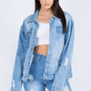 Distressed Denim Jacket