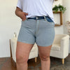 Judy Blue Full Size Color Block Denim Shorts