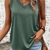 V-Neck Wide Strap Tank