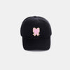 Zenana Ribbon Bow Chenille Patch Baseball Cap