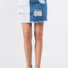 Denim Distressed Skirts