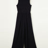 Round Neck Sleeveless Jumpsuit