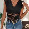 V-Neck Lace Bodysuit