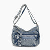 Adjustable Strap Denim Crossbody Bag