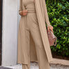 Drawstring Tank, Long Sleeve Cover Up and Pants Set