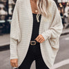 Open Front Batwing Sleeve Cardigan