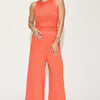 Ribbed Tank and Wide Leg Pants Set