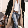 Plus Size Zip Up Sherpa Hooded Coat