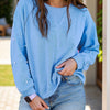 Pearl Detail Long Sleeve Sweatshirt