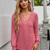 V-Neck Long Sleeve T-Shirt