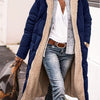 Plus Size Zip Up Sherpa Hooded Coat