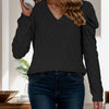 V-Neck Puff Sleeve Top