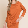 Culture Code Full Size Dolman Sleeve Mini Dress